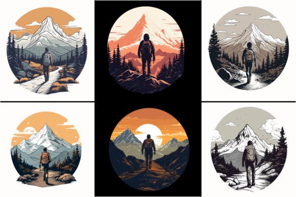 Download Adventure Mountain Hiking Man Silhouette - Hiking Collection